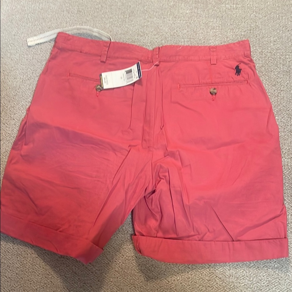 Polo by Ralph Lauren Flat Front Pink Shorts
